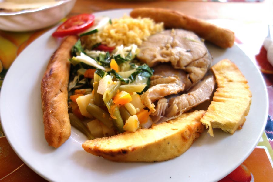 Jamaican Seafood Dish