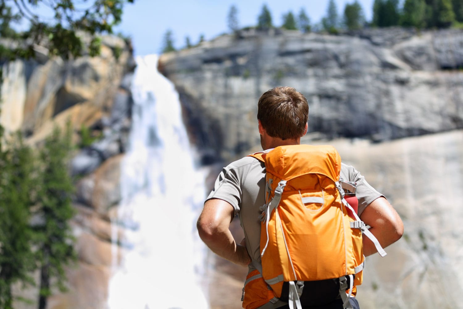 10 Best Travel Backpacks for Men and Woman in 2018 - Backpacker Waterfall Shutterstock 247020727
