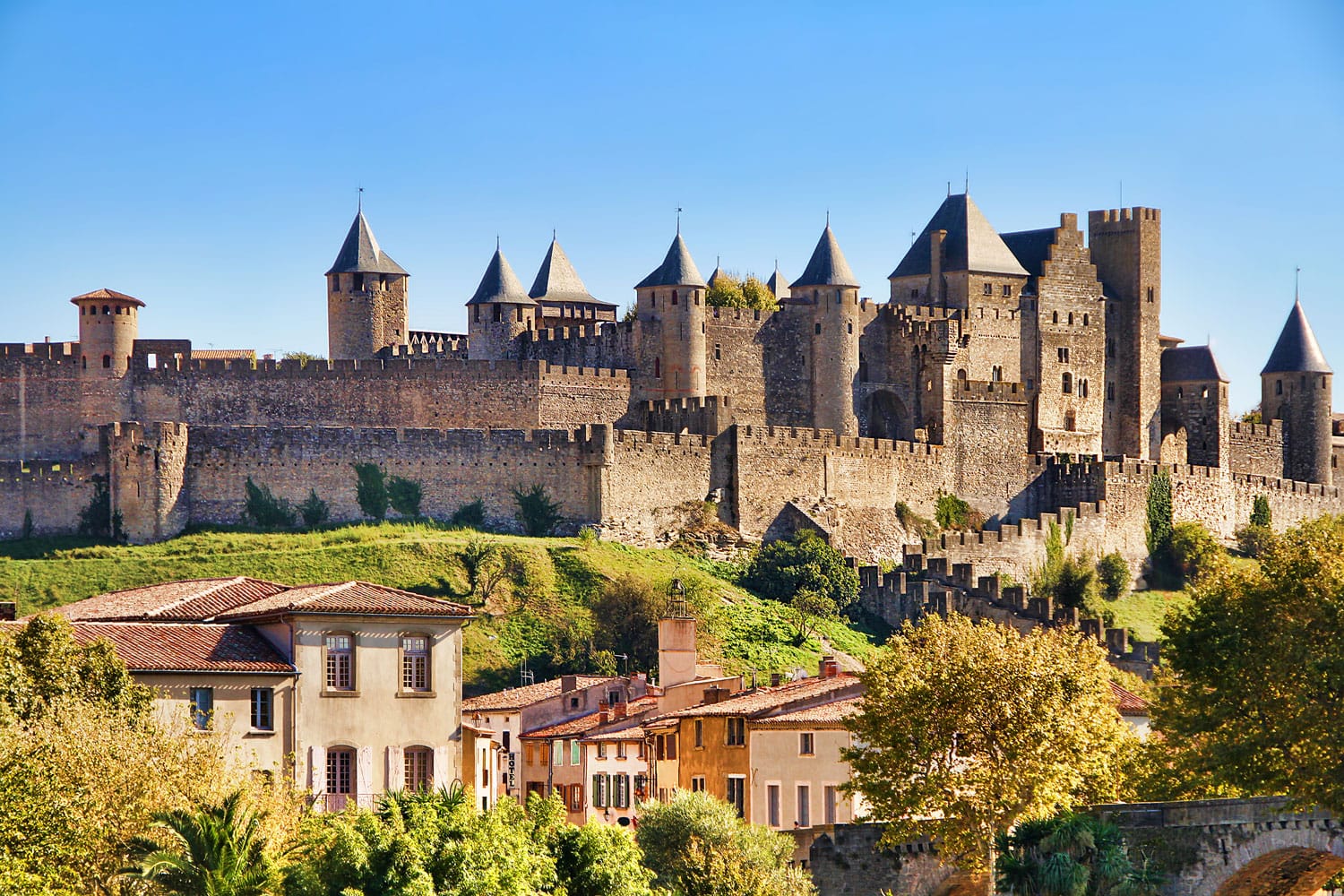 Kastil Carcassonne, Prancis