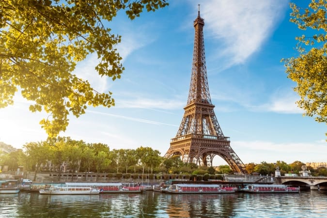 Eiffel tower in Paris. France.