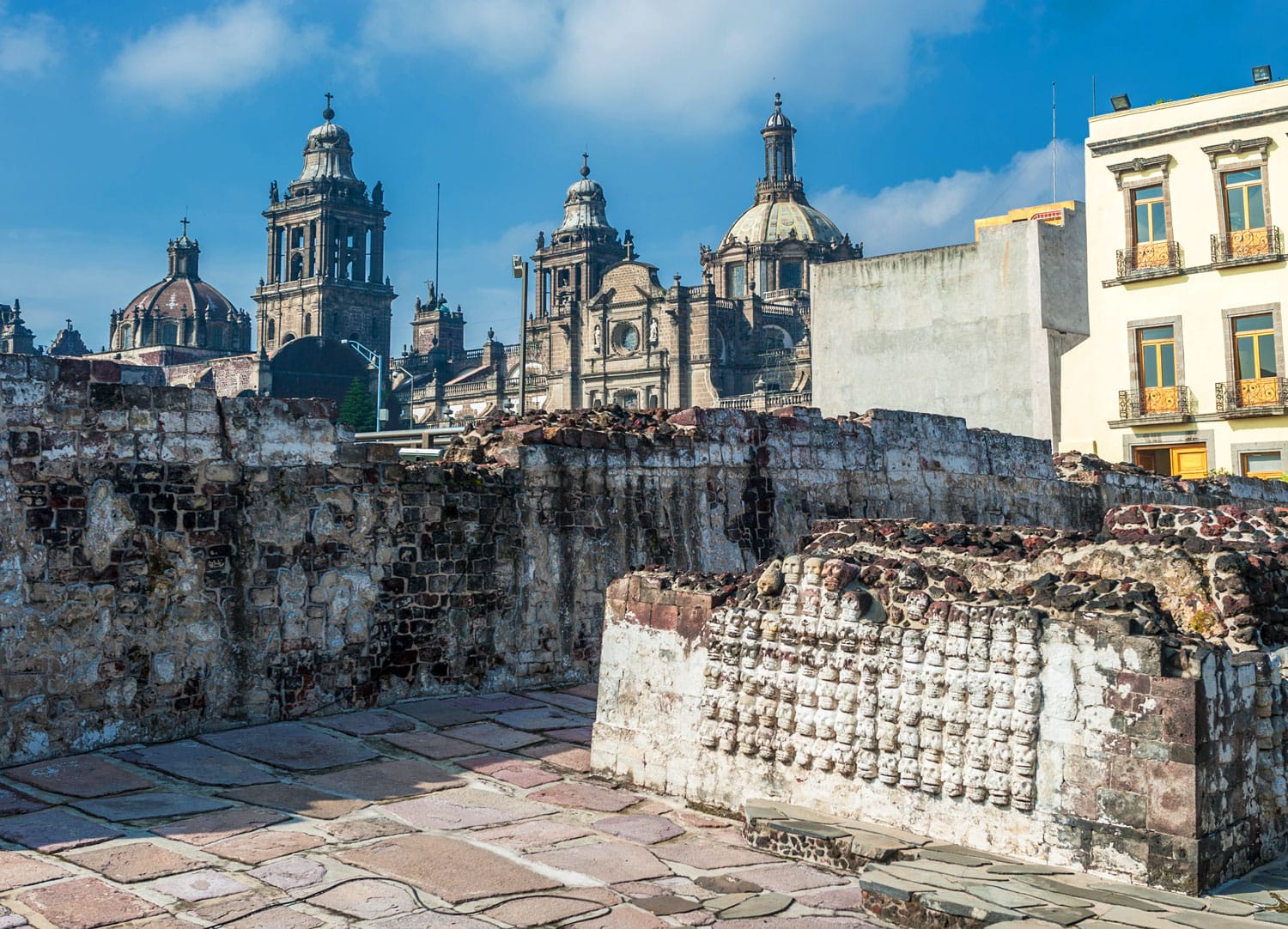 Templo Mayor en el centro histórico de la ciudad de México