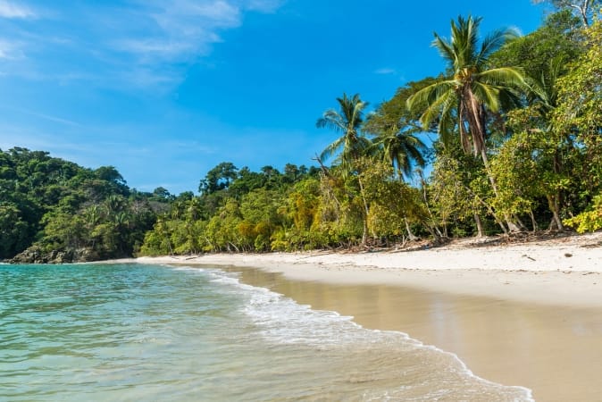 Beautiful tropical beach of Manuel Antonio in Costa Rica