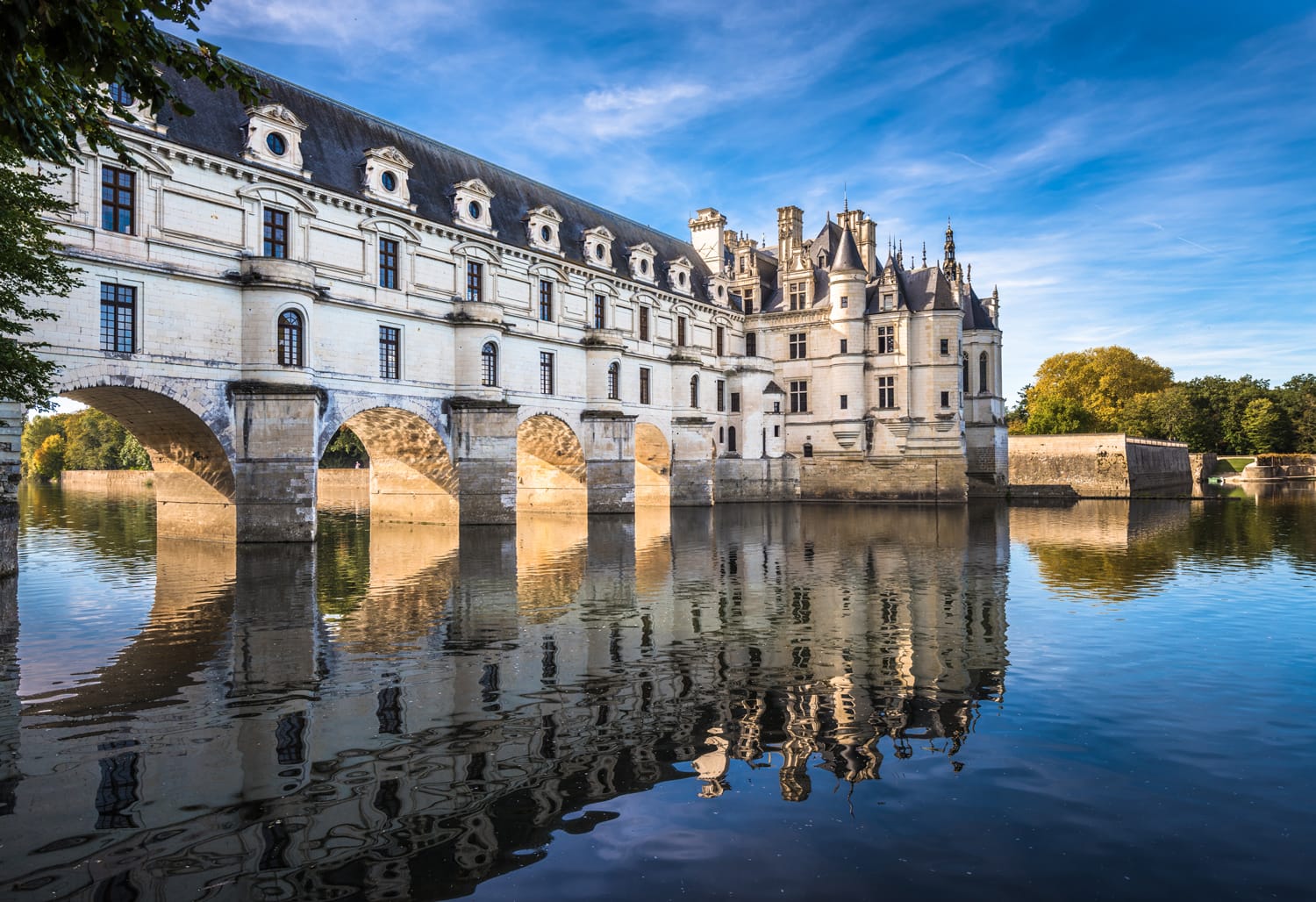 Chateau de Chenonceau di Sungai Cher, Lembah Loire, Prancis