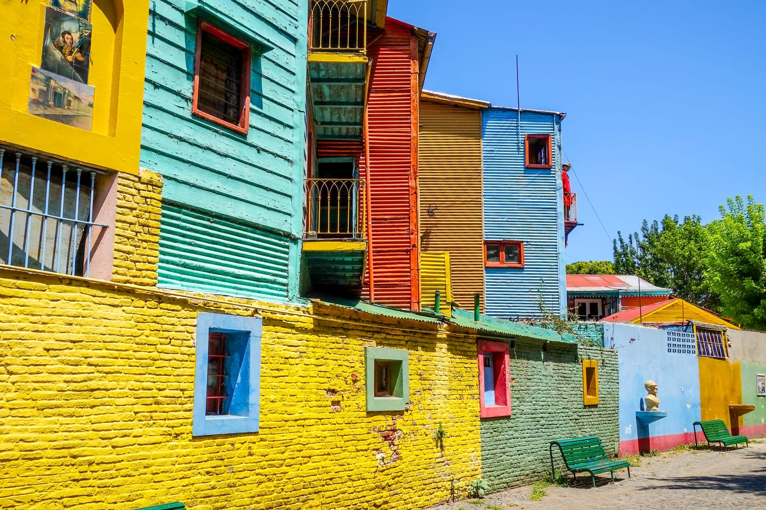 Colorful houses in Caminito, Buenos Aires, Argentina