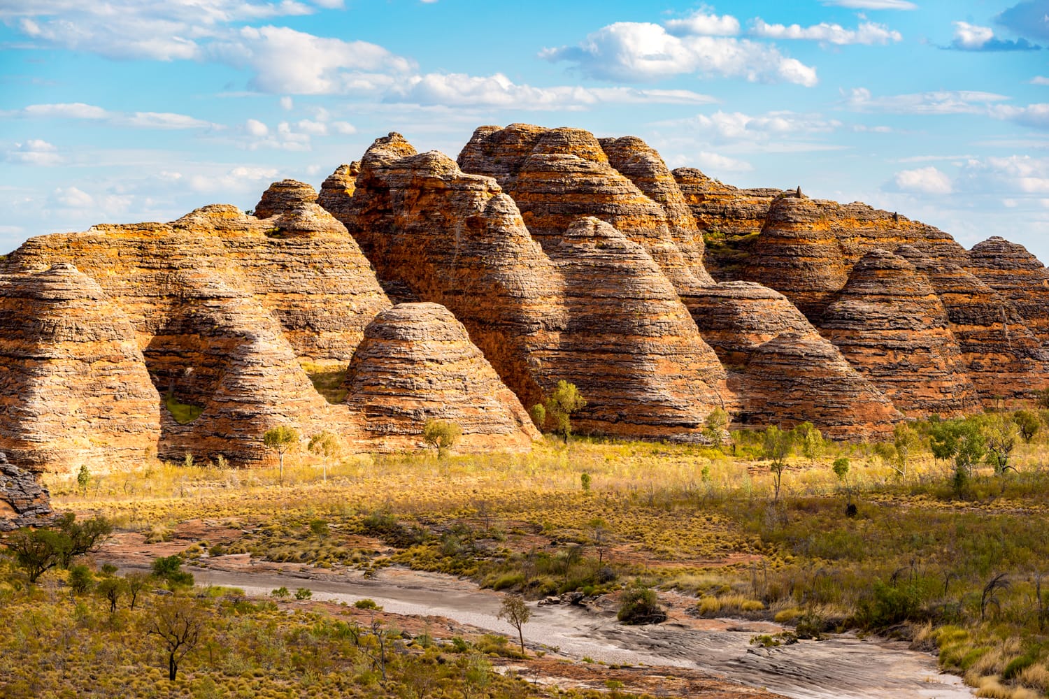 Purnululu National Park, Bungle Bungles rock formation in Australia