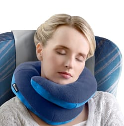 Lightweight Easily Portable KOBWA Travel Pillow with Hoodie U Shaped Neck Pillow for Airplane Car or Train Travel for Men Women Kids