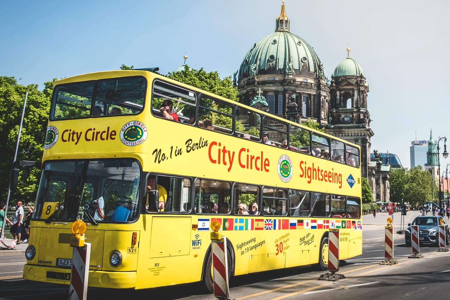 Tour bus in Berlin, Germany