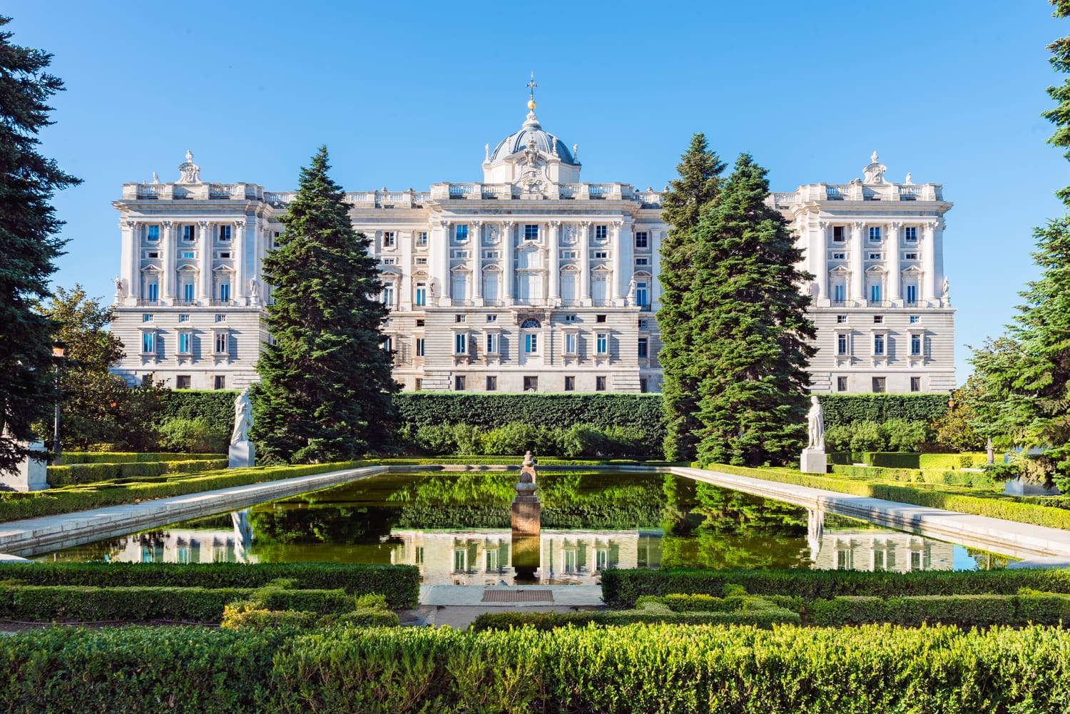 Royal Palace in Madrid Spain