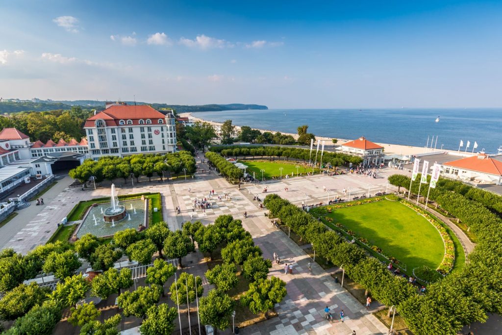 View of the Sopot City in Poland