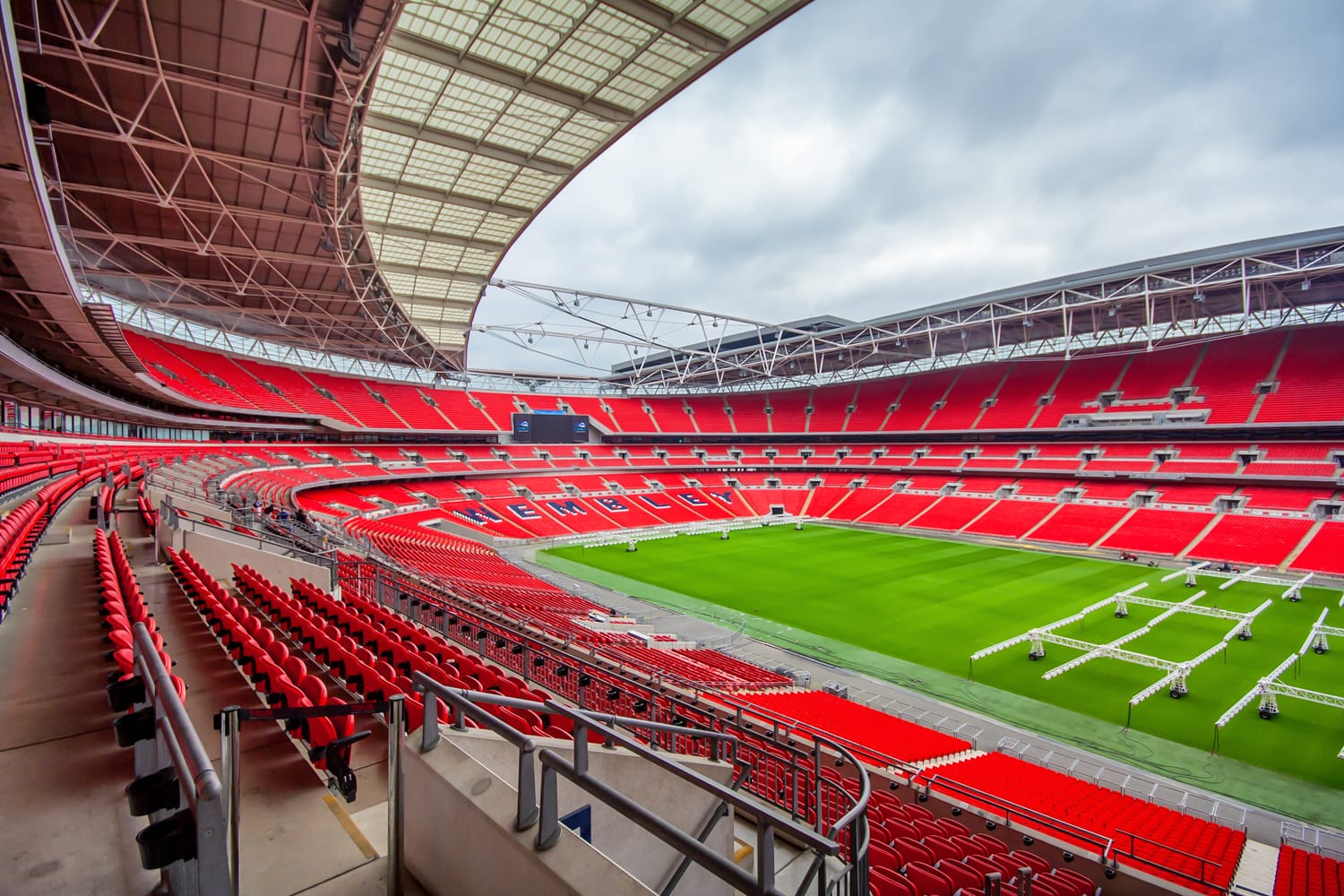 Wembley stadium in London, UK
