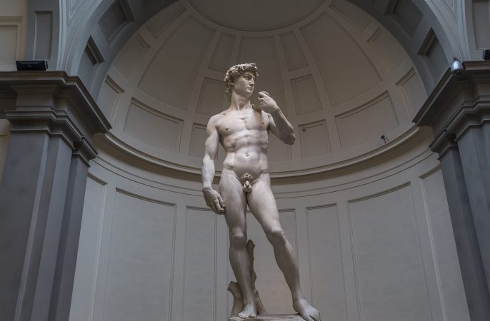 Michelangelos David in Florence, Italy