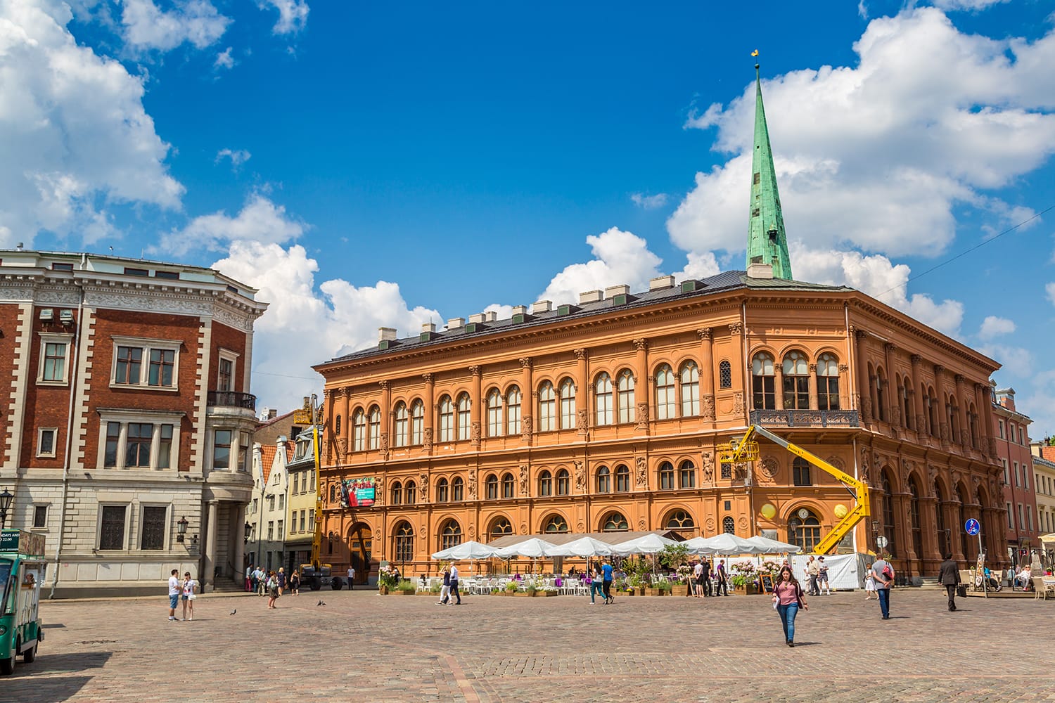 Bourse Art Museum on Dome Square in Riga, Latvia