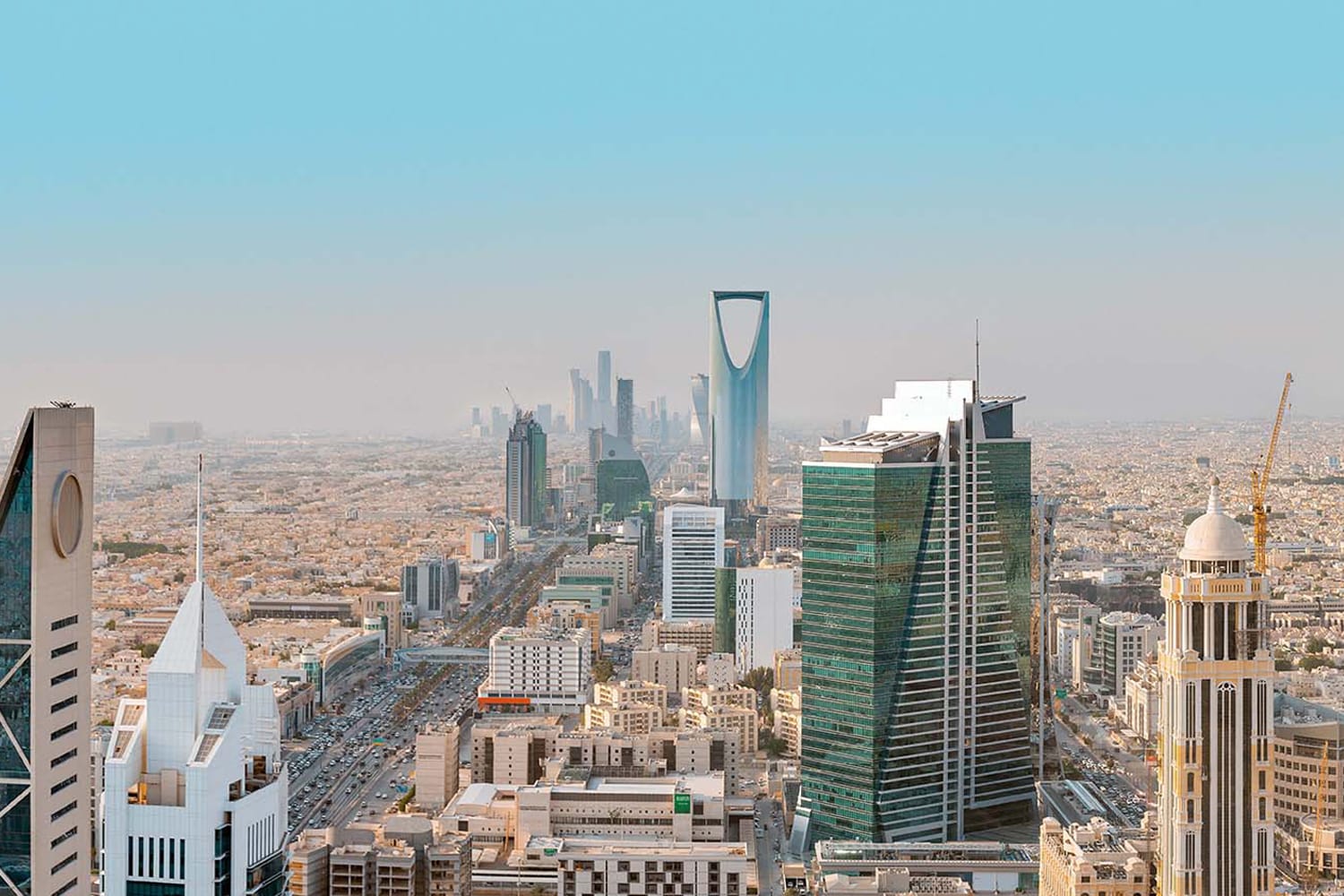 Skyline Riyadh in Saudi Arabia