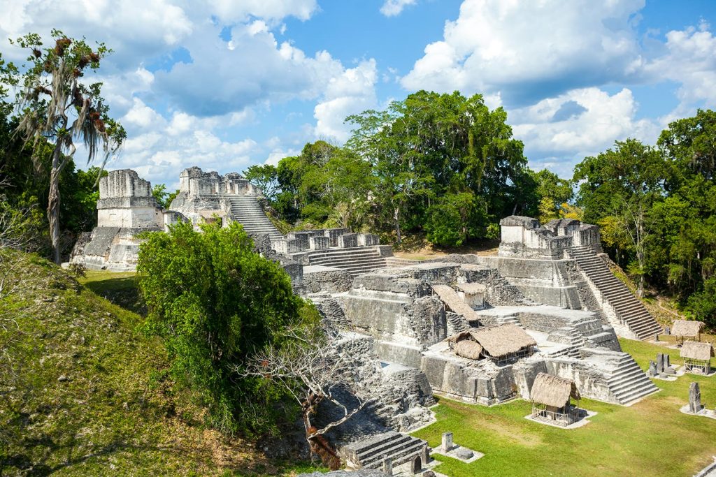 The North Acropolis of the ancient Maya city of Tikal in Guatemala is an architectural complex that served as a royal necropolis.It was a centre for funerary activity.