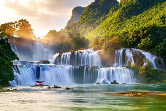 Ban Gioc waterfall, Cao Bang, Vietnam