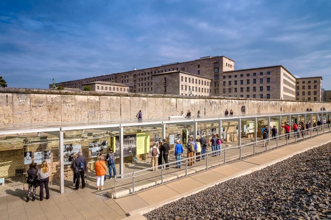 Berlin Wall remains and museum, documentation centre, Topography of Terror Foundation