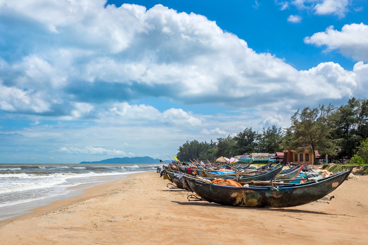 Bella escena i lloc famós a la platja de Ho Coc, província de Ba Ria Vung Tau, Vietnam