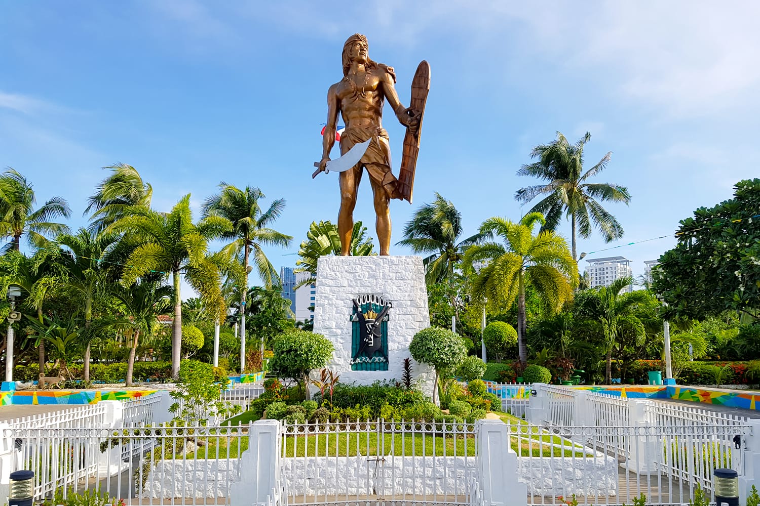 Monument històric a Lapu-Lapu a la ciutat de Cebu, Filipines
