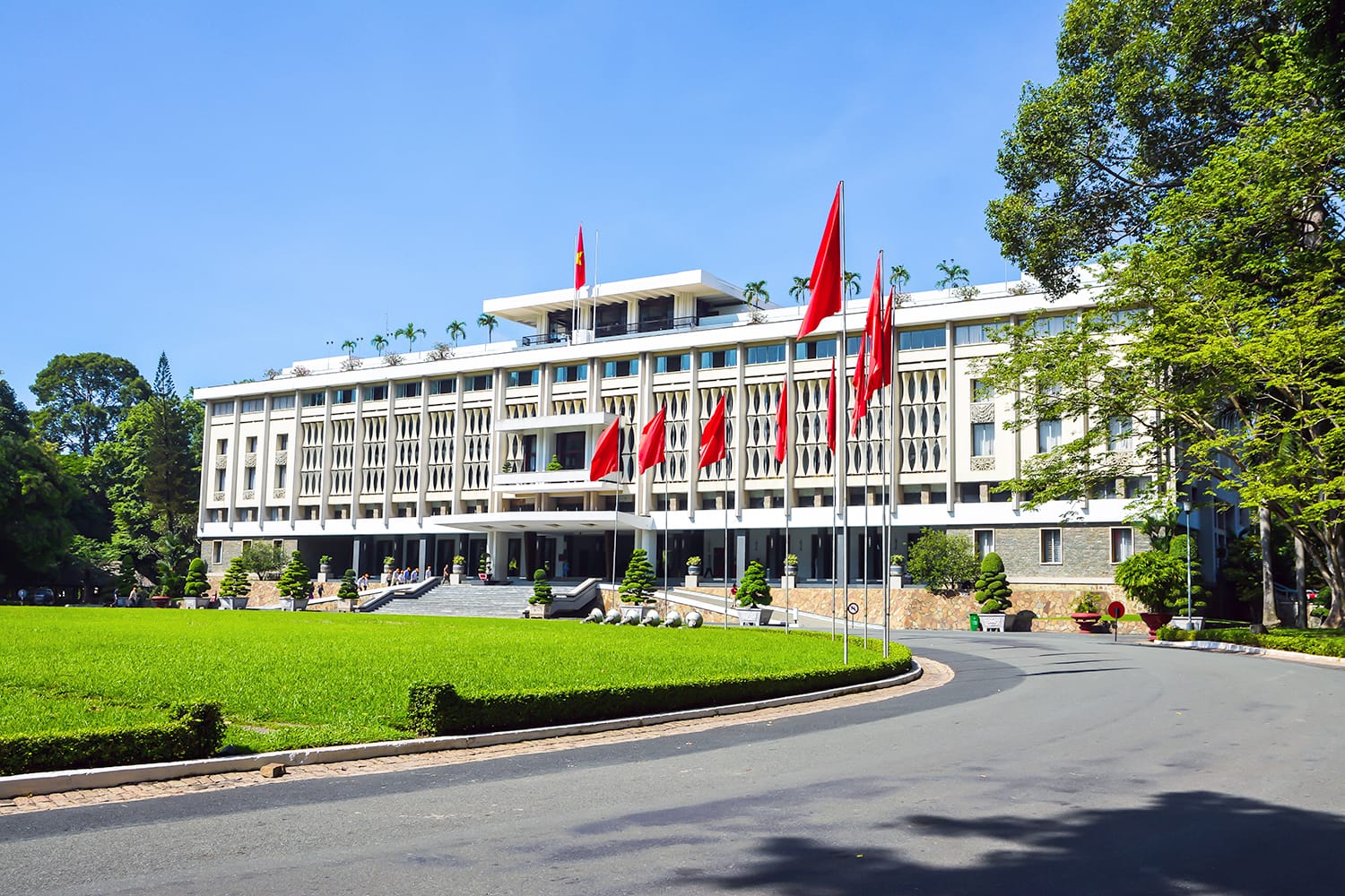 Reunification Palace in Ho Chi Minh City, Vietnam