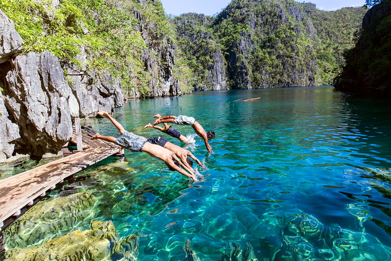 Kayangan Lake in Coron Island, Palawan, Philippines