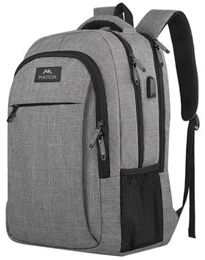 MONTOJ Travel Gear Laptop Backpack Raindrop On Sea Carry-On Travel Backpack 