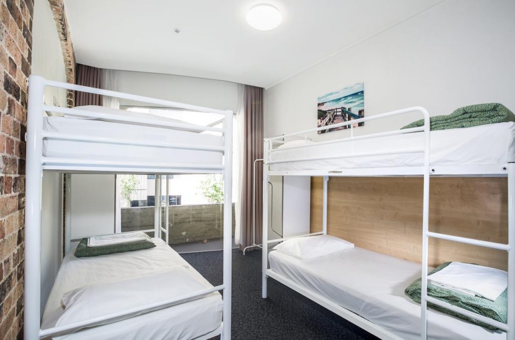 Dorm room at Base Sydney