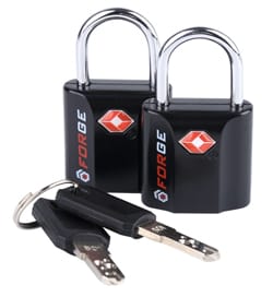 Forge TSA Approved Dimple Key Travel Lock