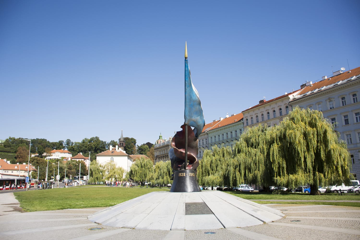 World War II Victims Monument in Prague, Czechia