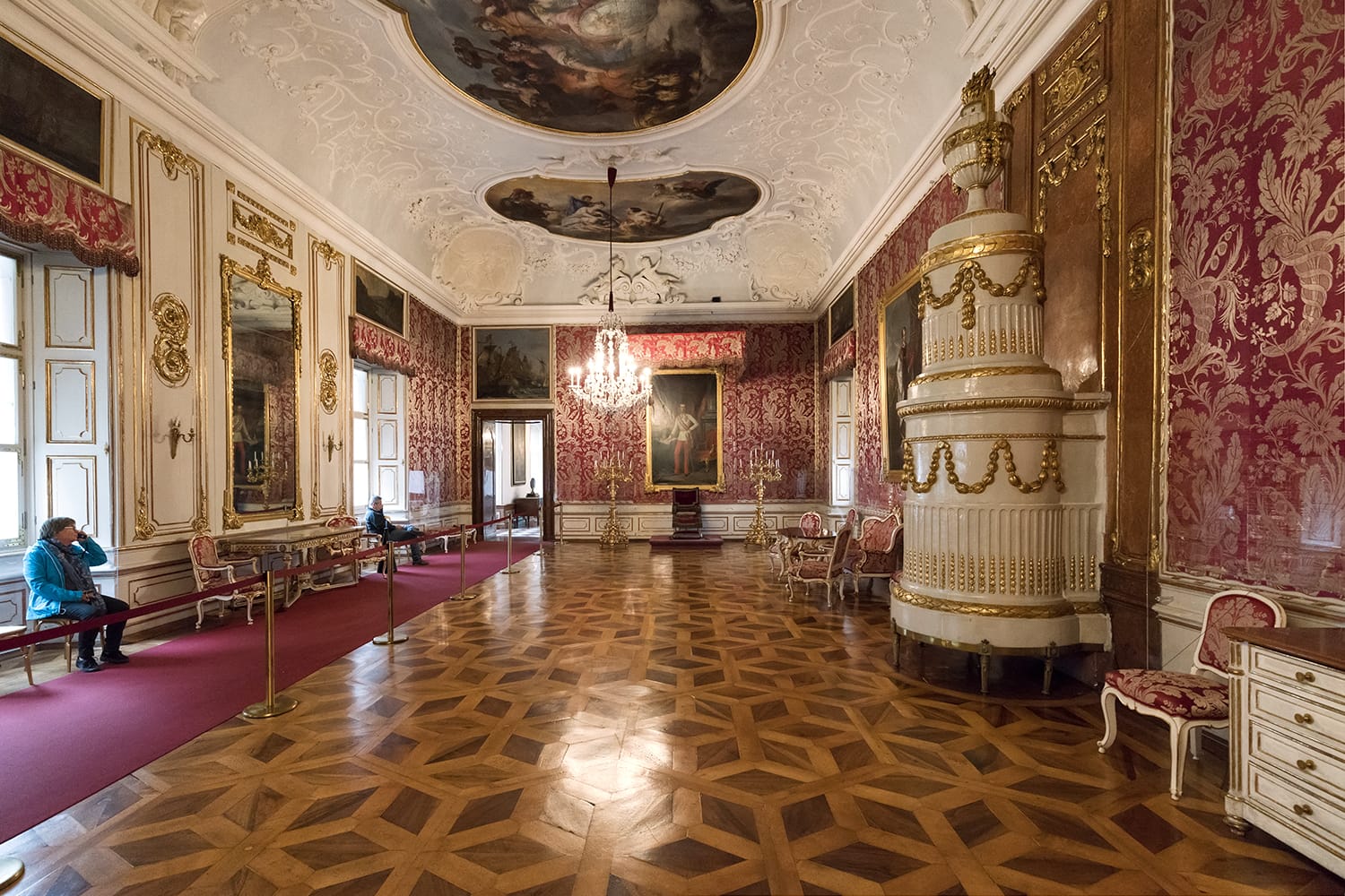 Baroque State Rooms of the Residenz in the DomQuartier, a unique cultural highlight in the heart of Salzburg City, Austria