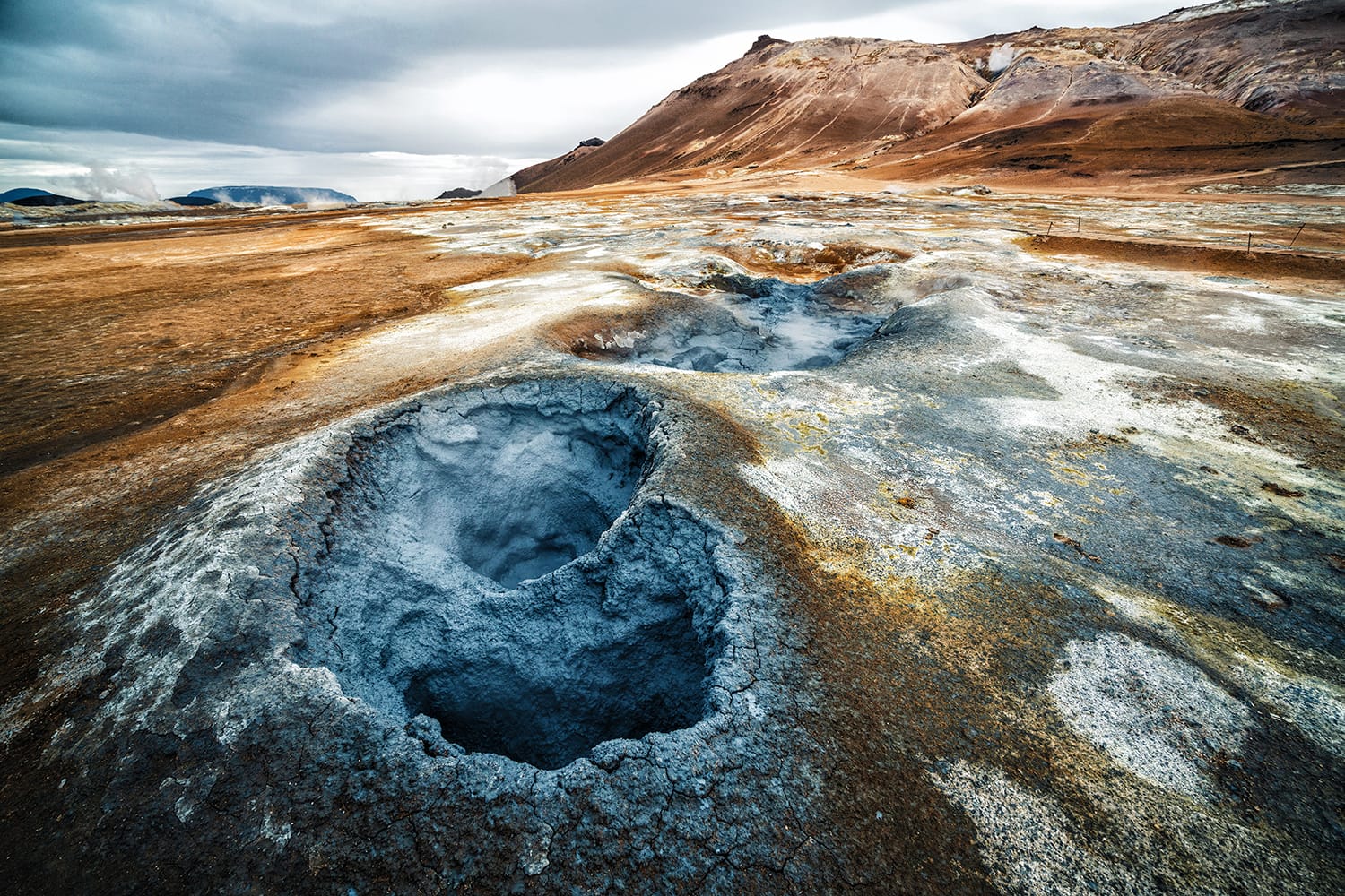 Hverir (Icelandic: Hverarond) is geothermal area in Myvatn, Iceland