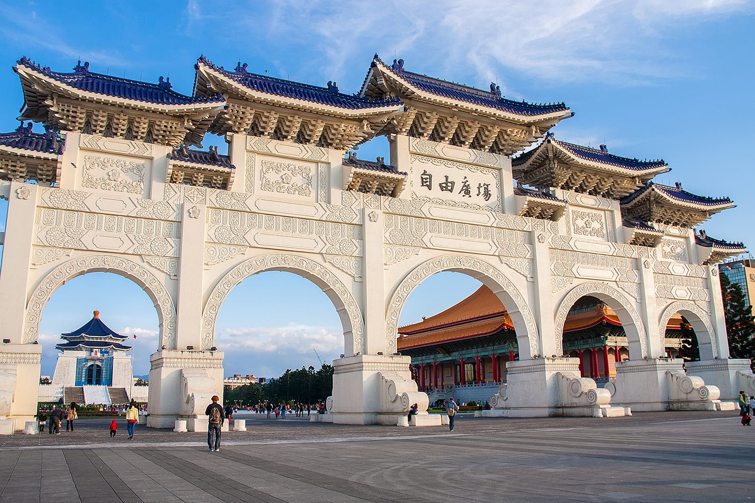 Liberty Square Arch in Taipei, Taiwan