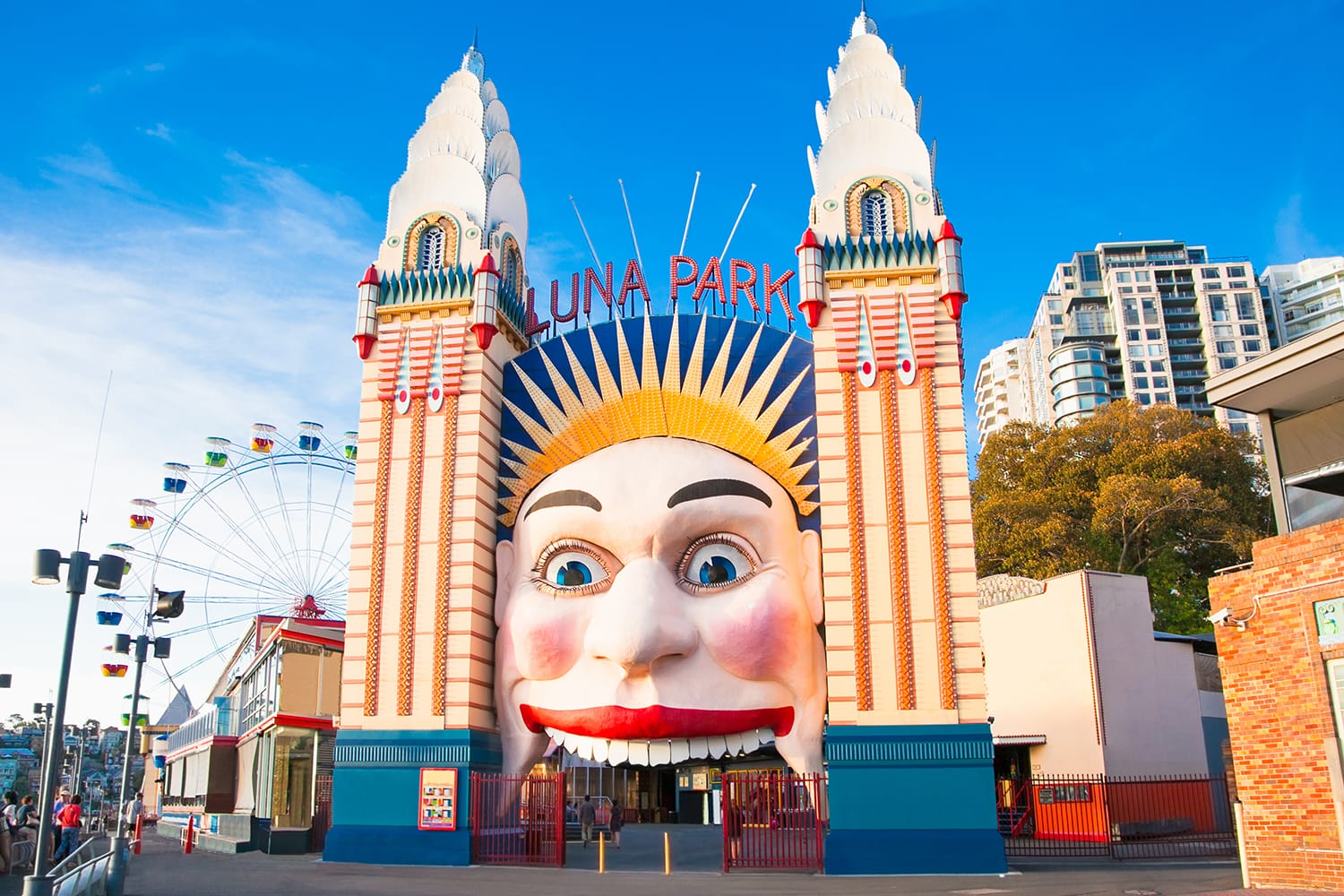 Luna Park in Sydney, Australia