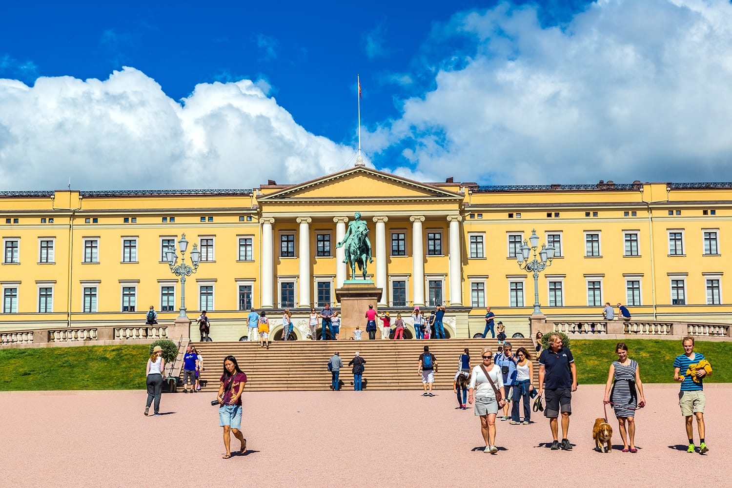 The Royal Palace in Oslo, Norway