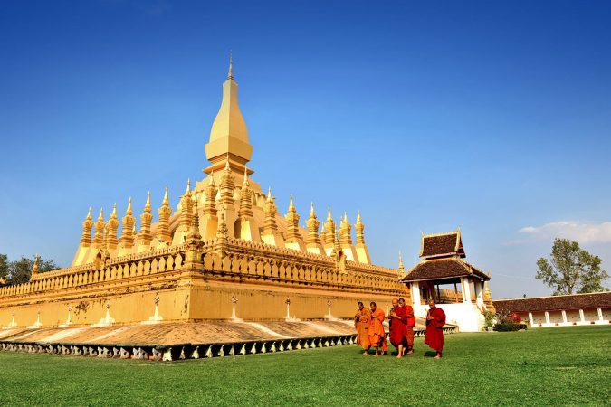 Wat Phra That Luang, Vientiane, Laos