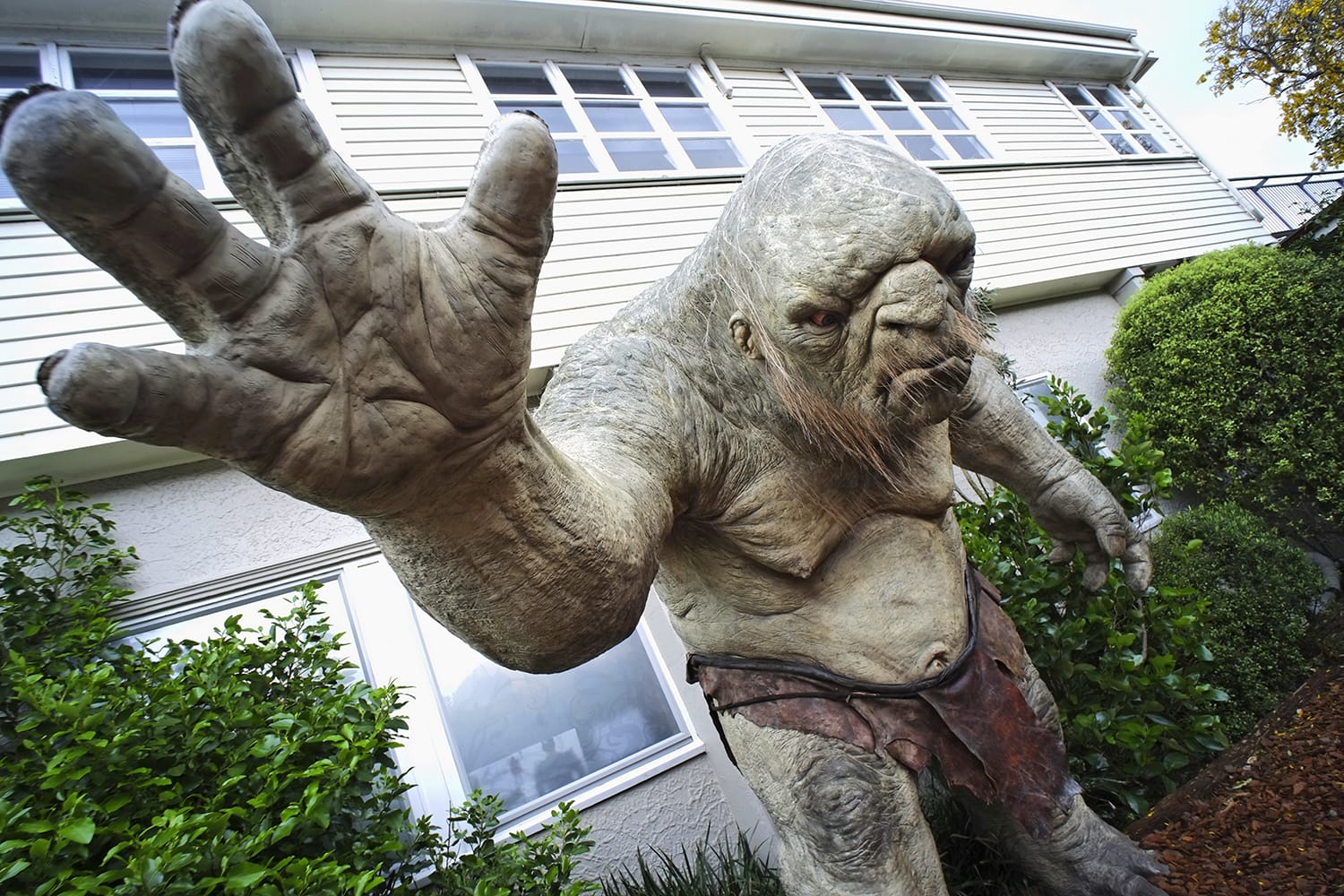 Troll on display at Weta Cave film studios in Wellington, New Zealand