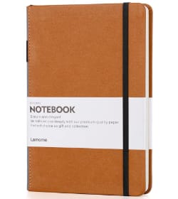 Lemome Classic Travel Notebook with Pocket + Page Dividers