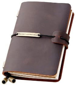 Robrasim Refillable Vintage Leather Travel Journal