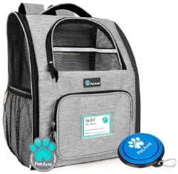 Pet Travel Bag Airline Approved Soft Sided Portable Single Shoulder Tote Carrier Bag for Travel Hiking and Car Seat Blue,M Fastdisk
