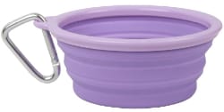 Prima Pets Collapsible Silicone Food & Water Travel Bowl