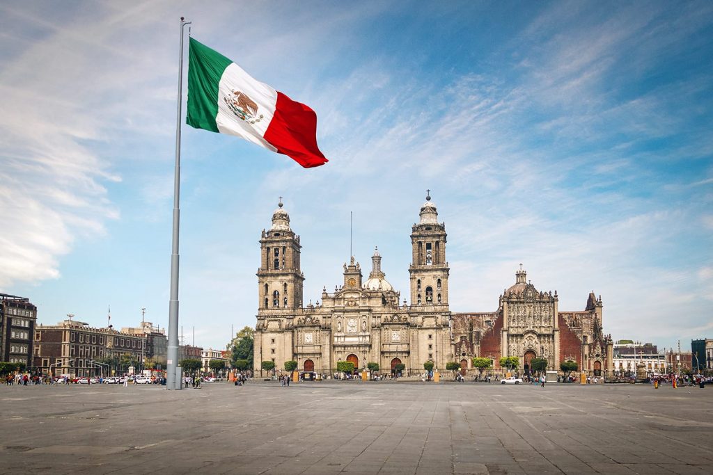 Zocalo Square and Mexico City Cathedral - Mexico City, Mexico