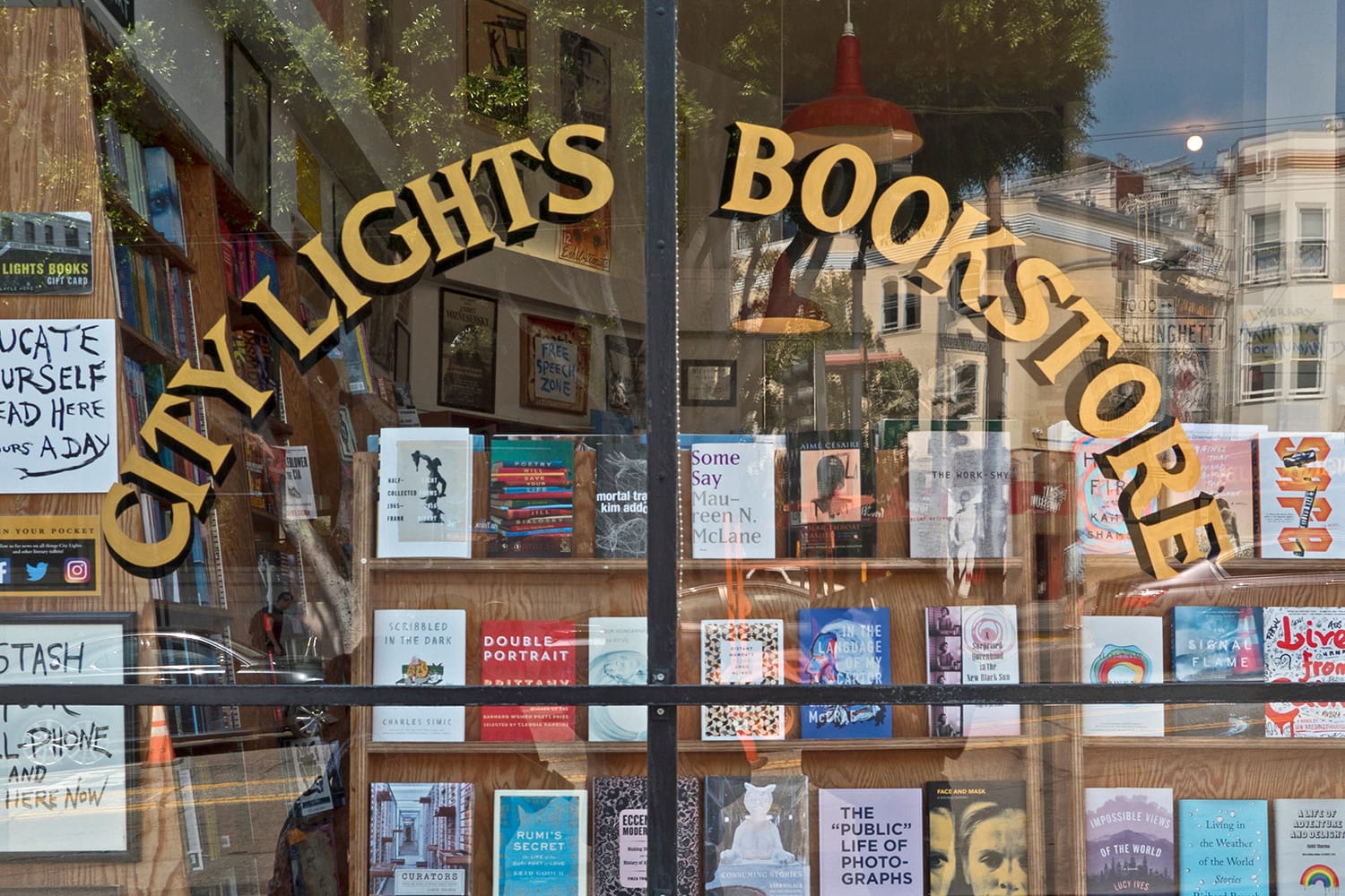 City Lights Bookstore in San Francisco California, USA