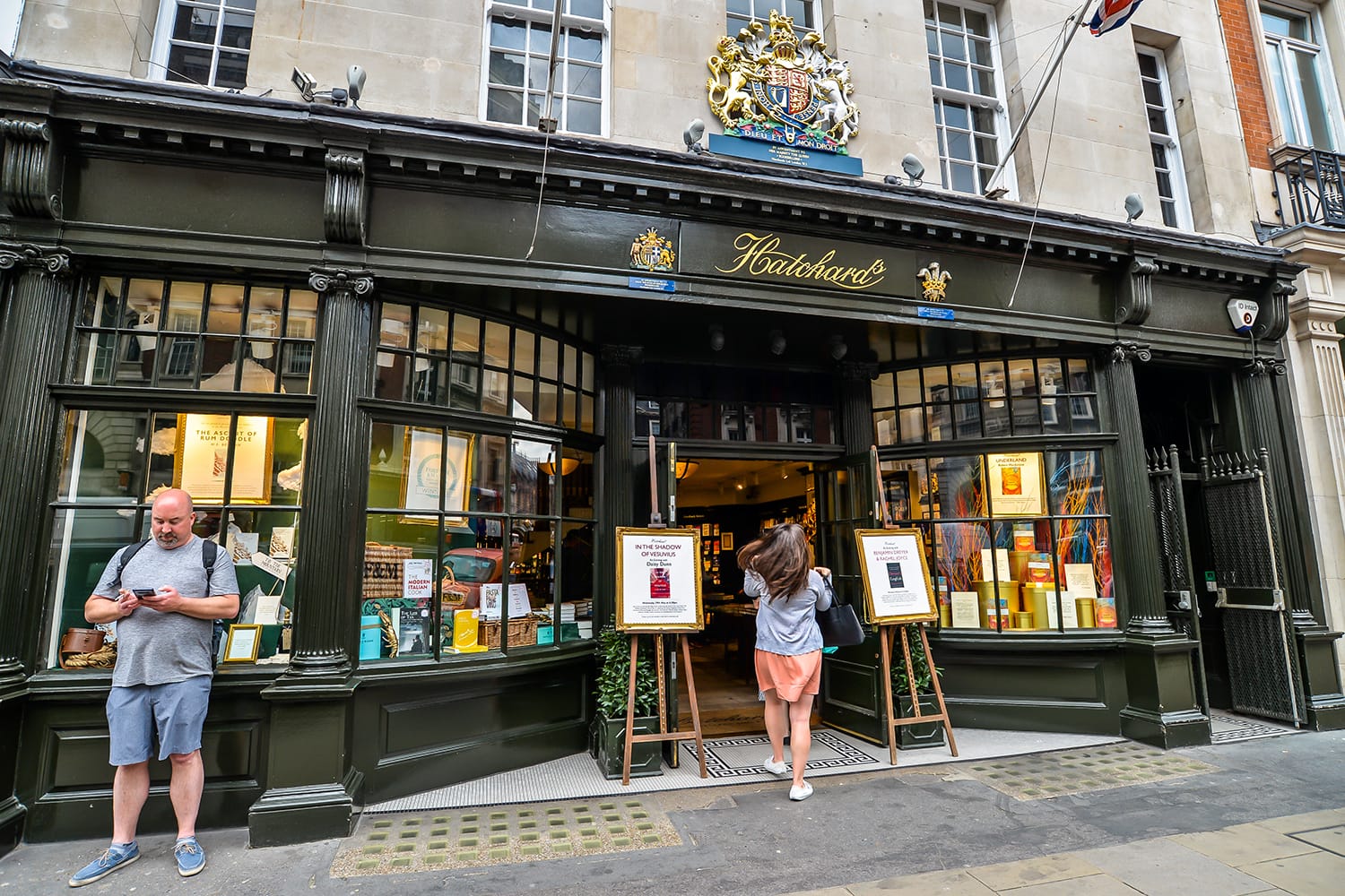 Hatchards Bookstore in London, UK
