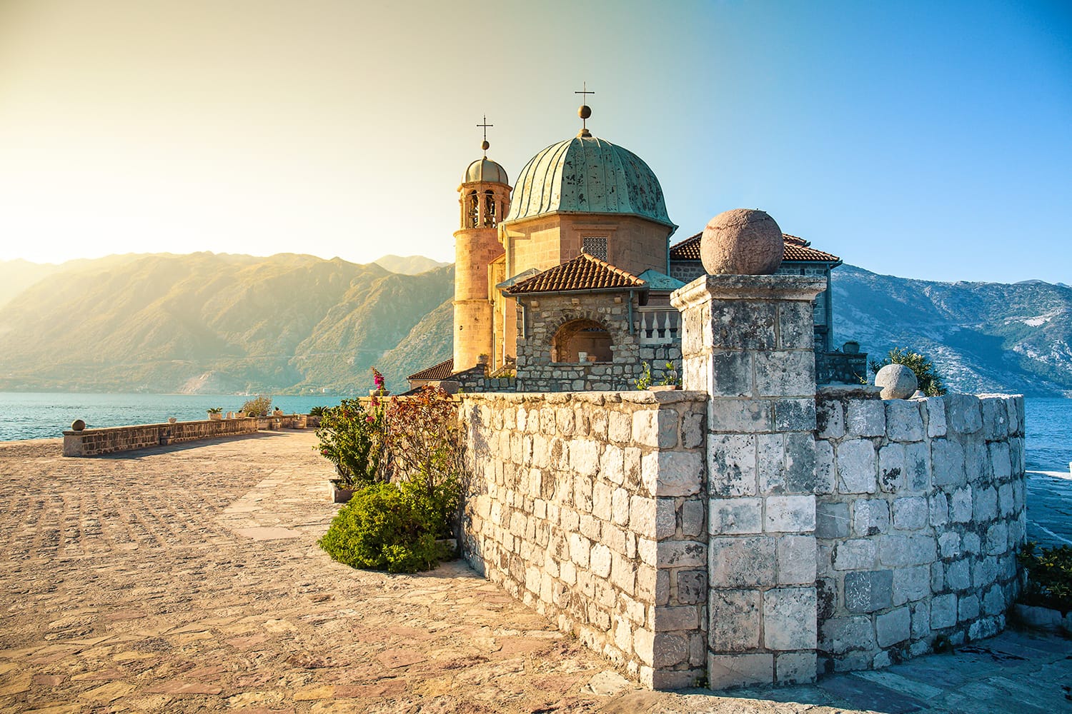 Island of Our Lady of the Rocks. Perast, Montenegro