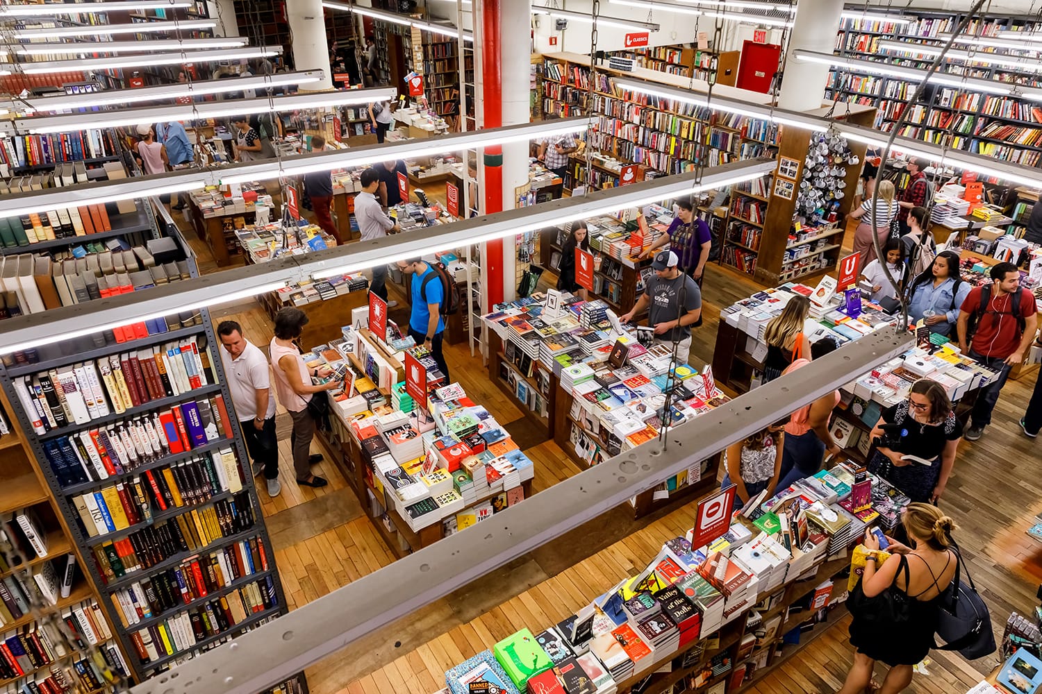 Strand Bookstore in NYC, New York, USA