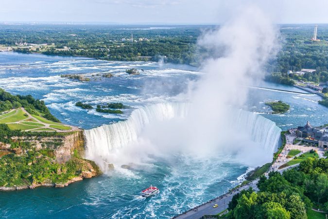 Niagara Falls in Canda and the USA