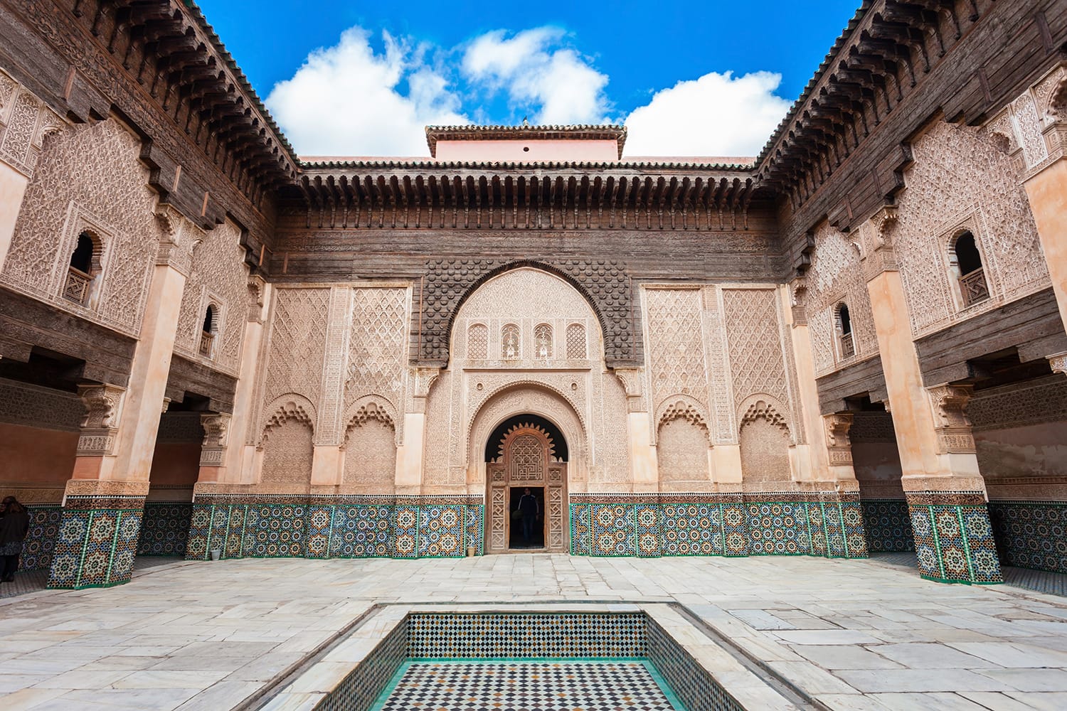 The Ben Youssef Medersa is an Islamic college in Marrakesh, Morocco, it is the largest Medrasa in Morocco.