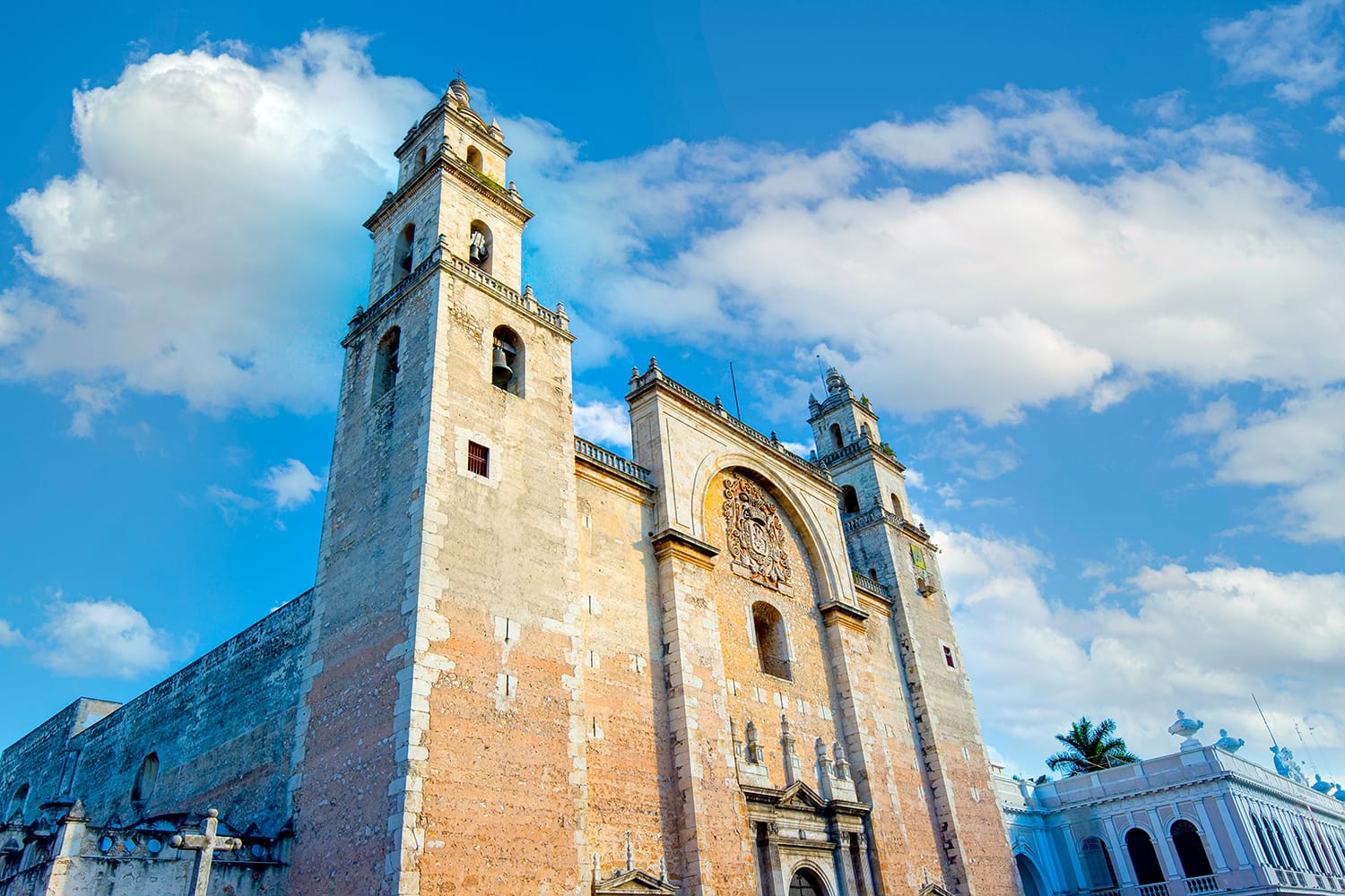 Mexico, Cathedral of Merida, oldest cathedral in Latin America.