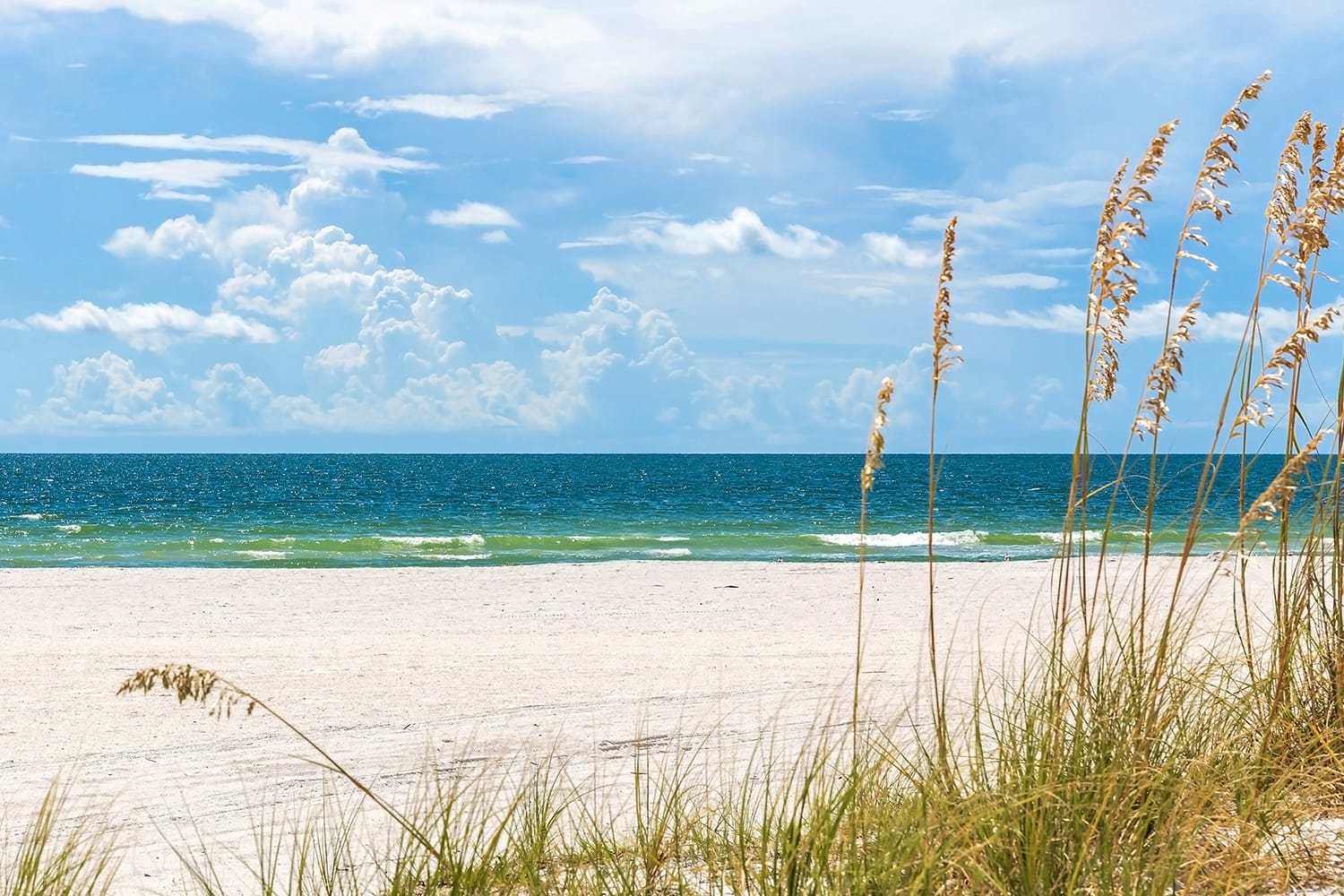 St. Pete beach in Florida, USA