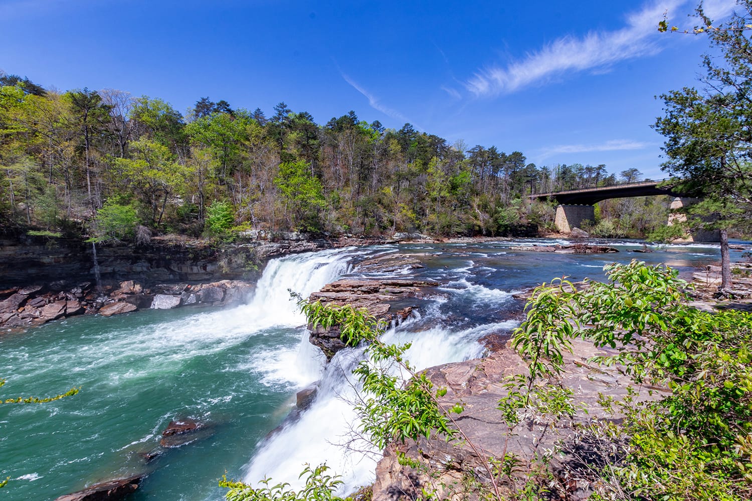 Little falls in Little River Canyon National Preserve, Alabama, USA