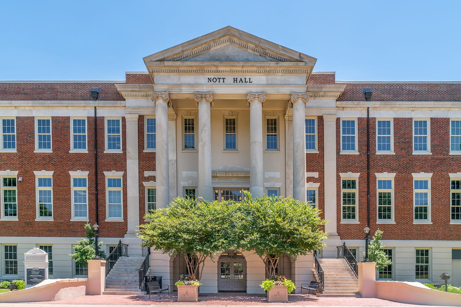 Nott Hall on the campus of University of Alabama in Tuscaloosa